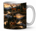 Majestic Mountain Deer Coffee Mug – 15oz