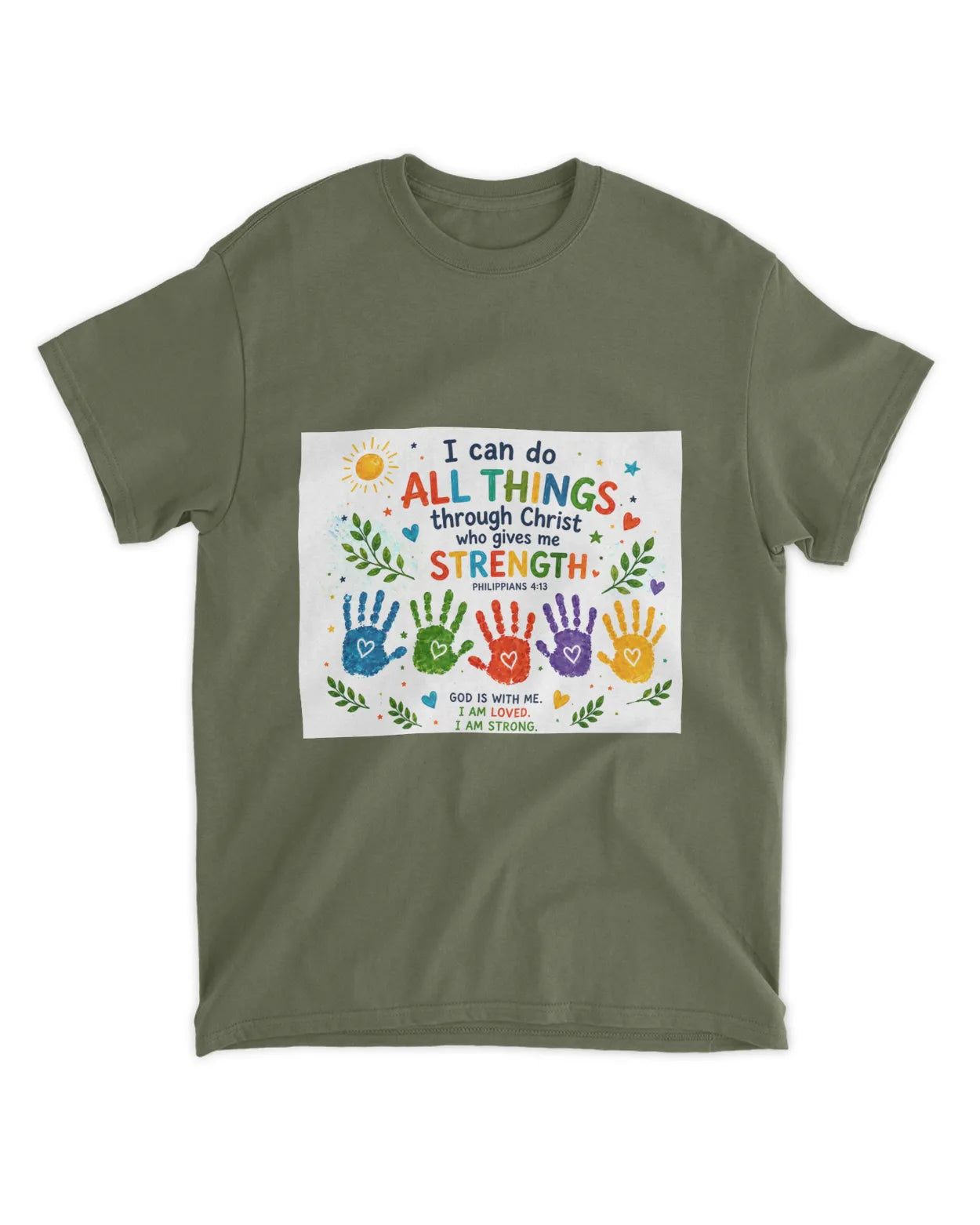 I can Do all Things Through Christ-T Shirt for kids