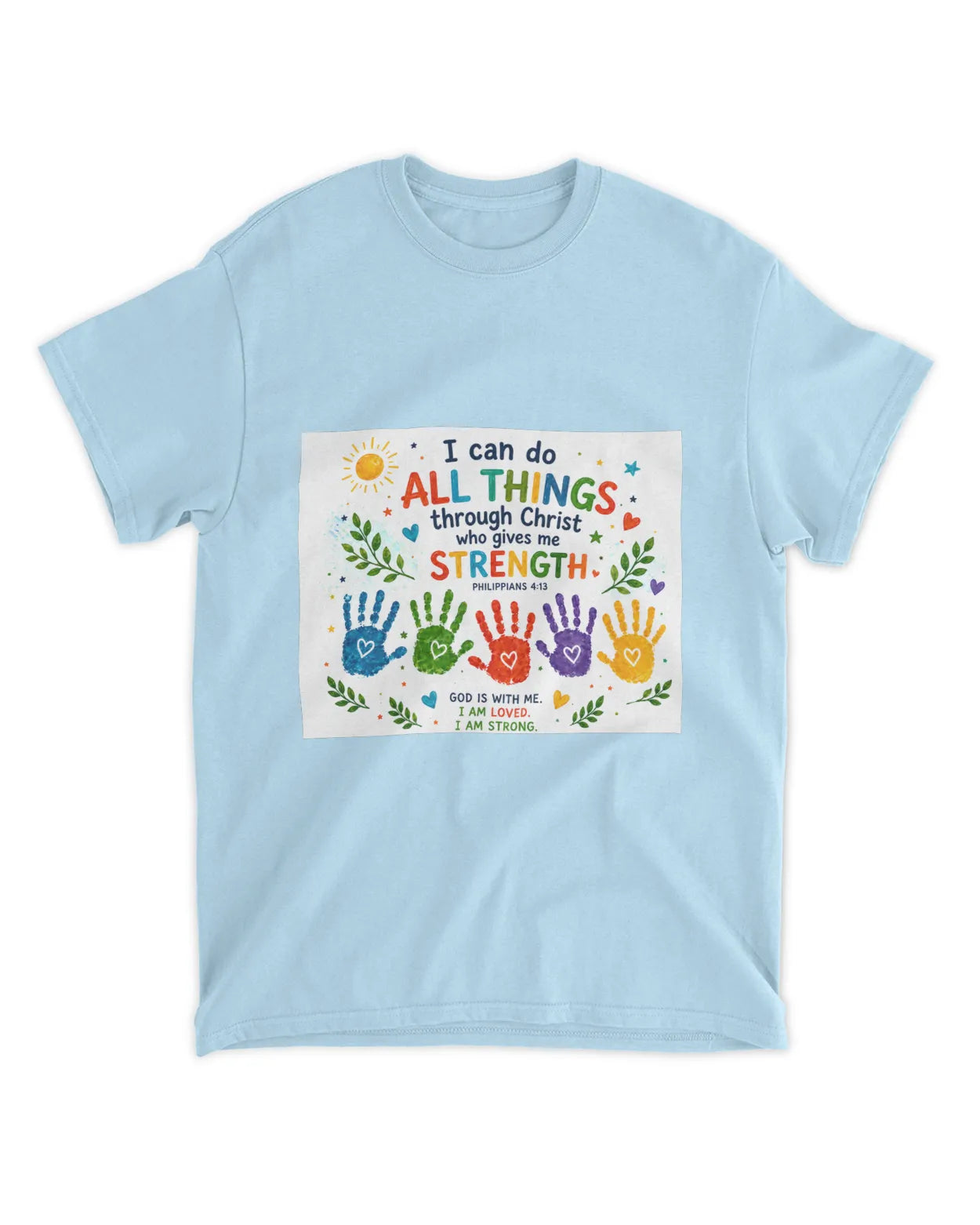 I can Do all Things Through Christ-T Shirt for kids