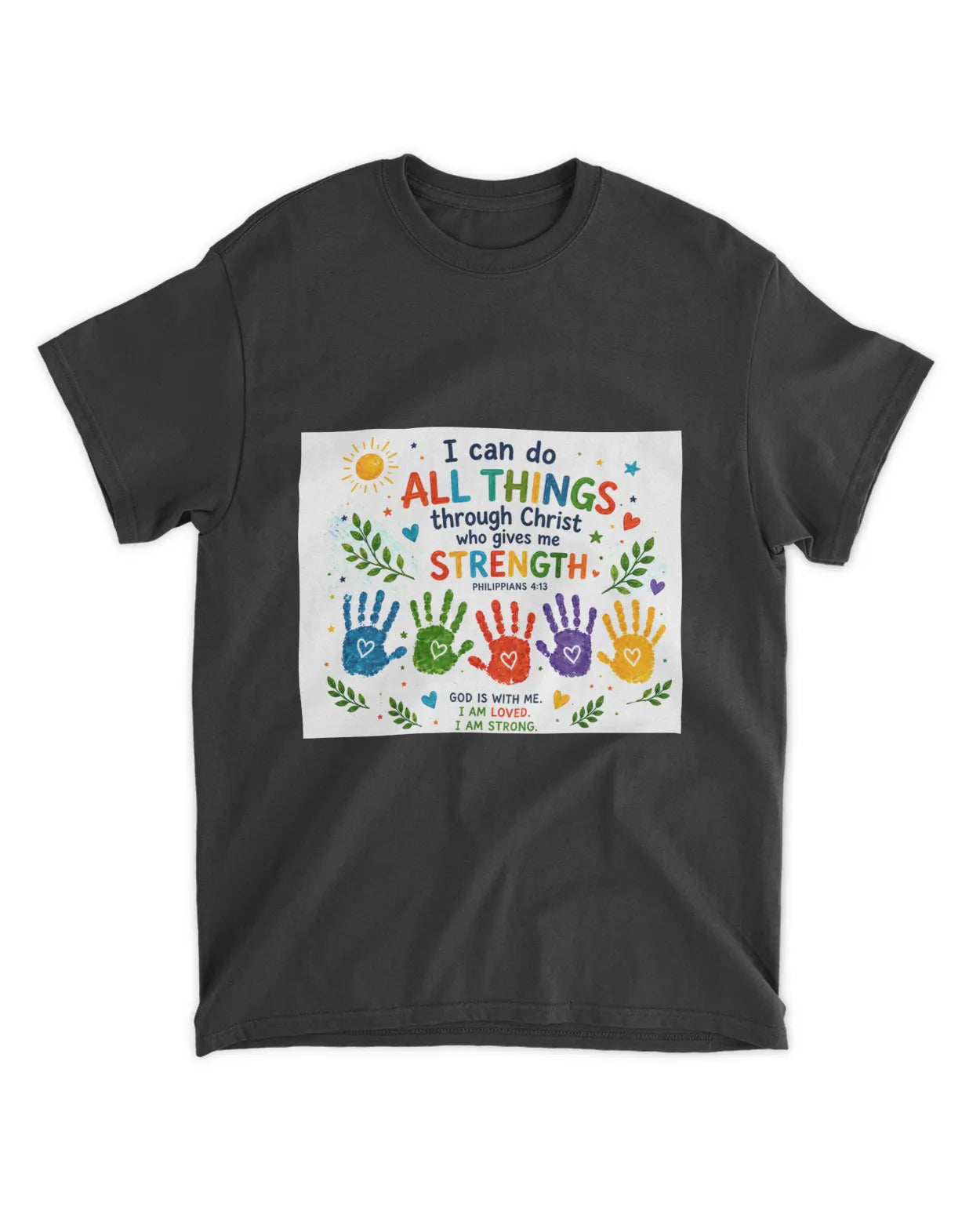 I can Do all Things Through Christ-T Shirt for kids