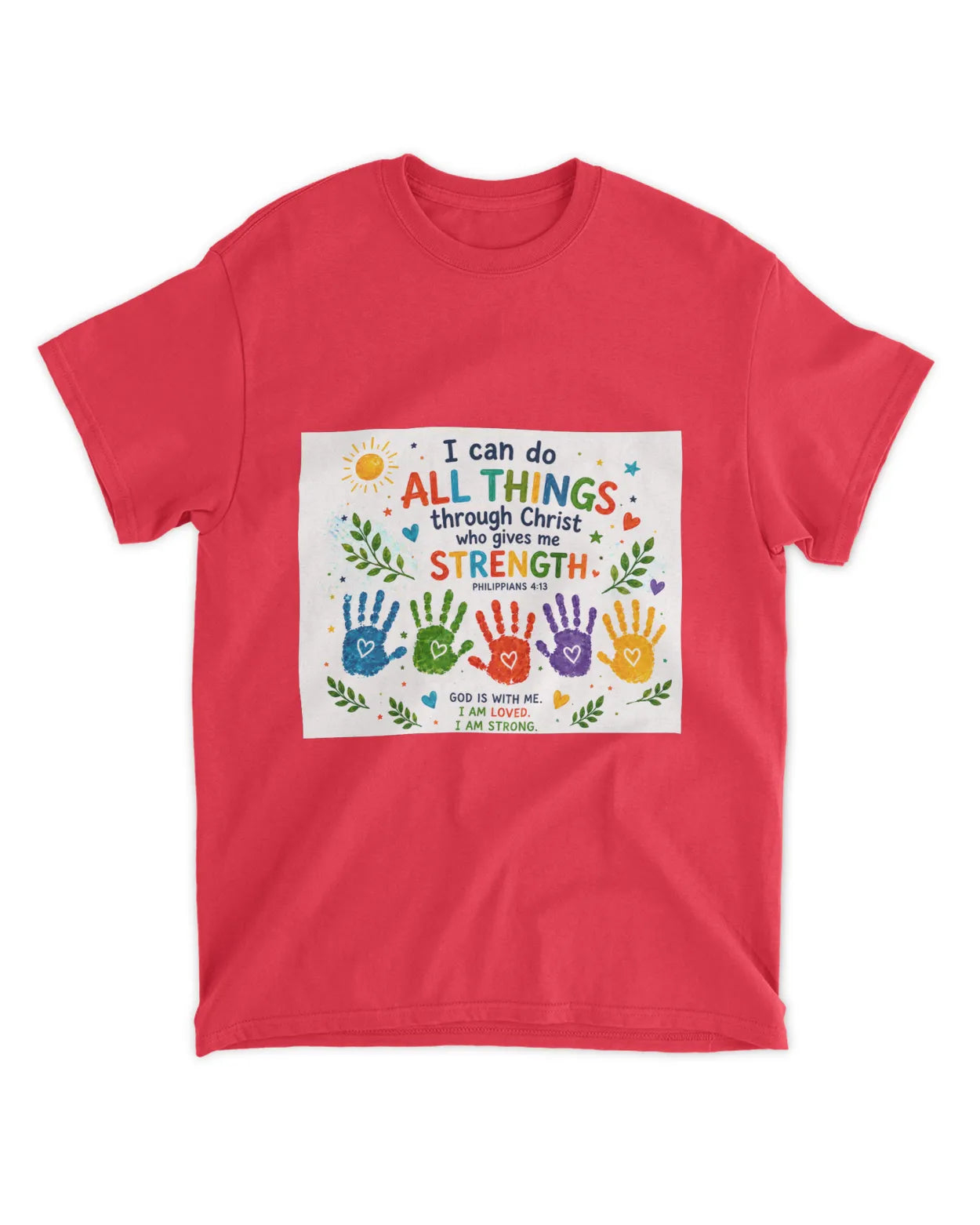 I can Do all Things Through Christ-T Shirt for kids