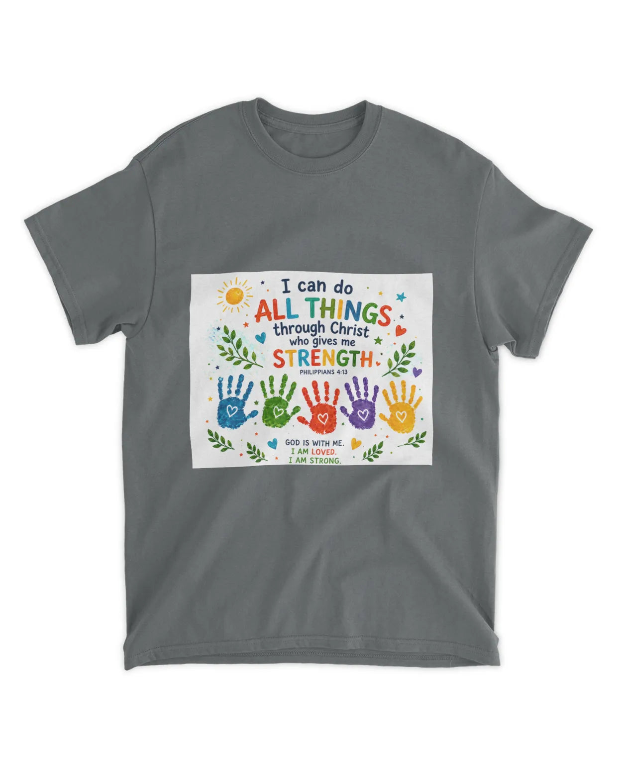 I can Do all Things Through Christ-T Shirt for kids