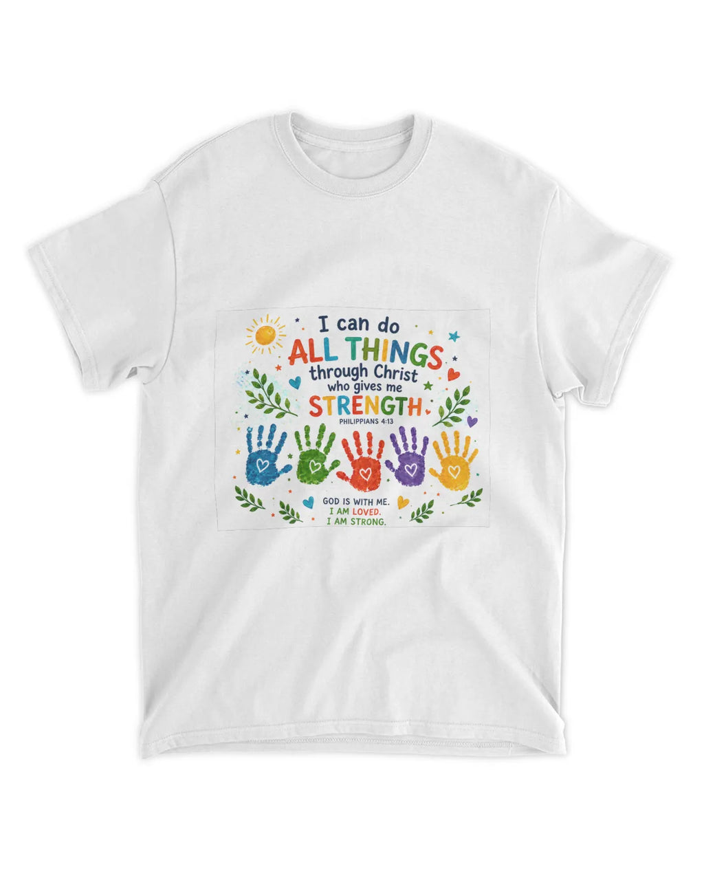 I can Do all Things Through Christ-T Shirt for kids
