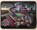 Ohio State Futuristic Stadium Mouse Pad