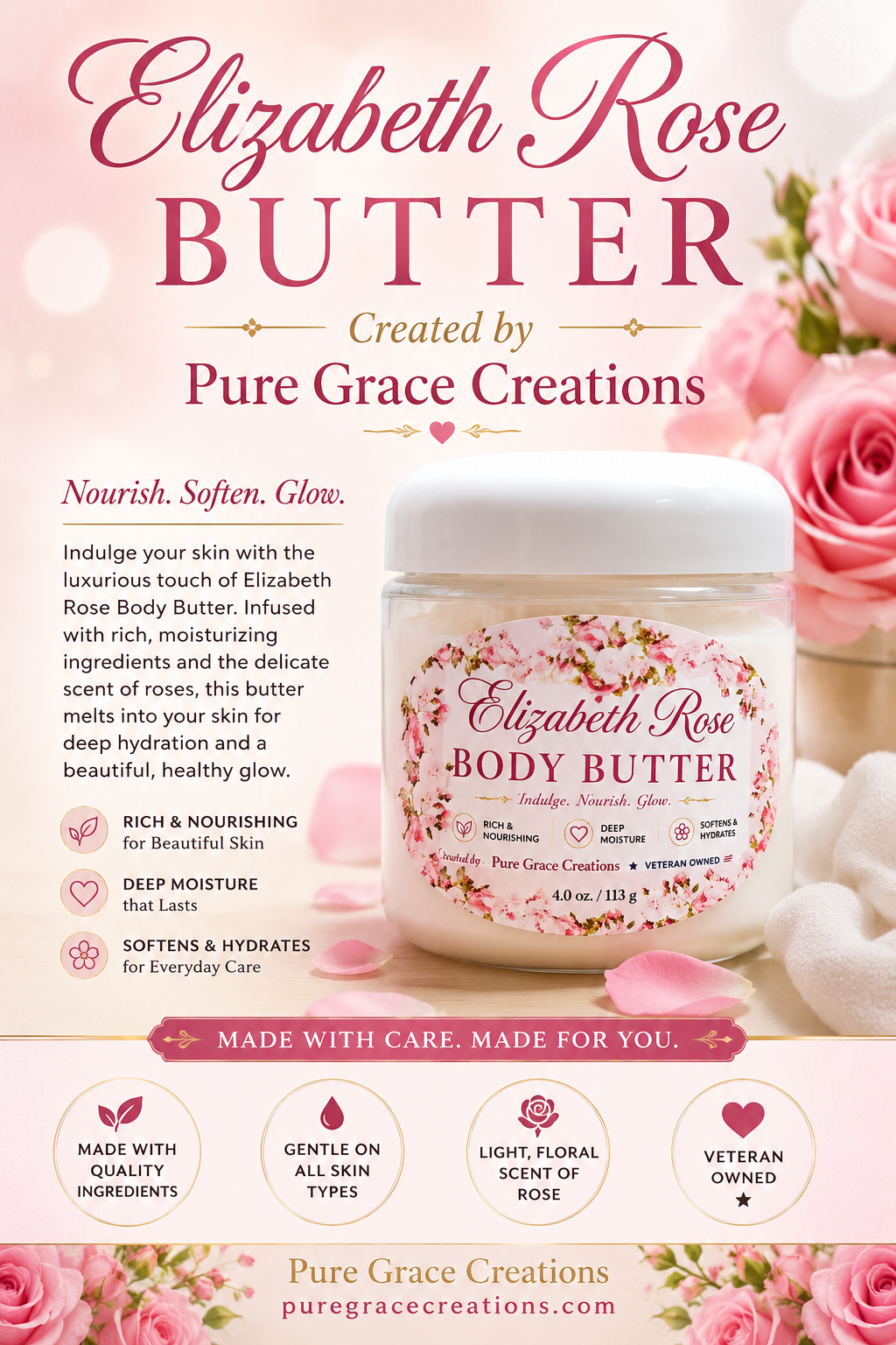 Elizabeth Rose Body Butter
