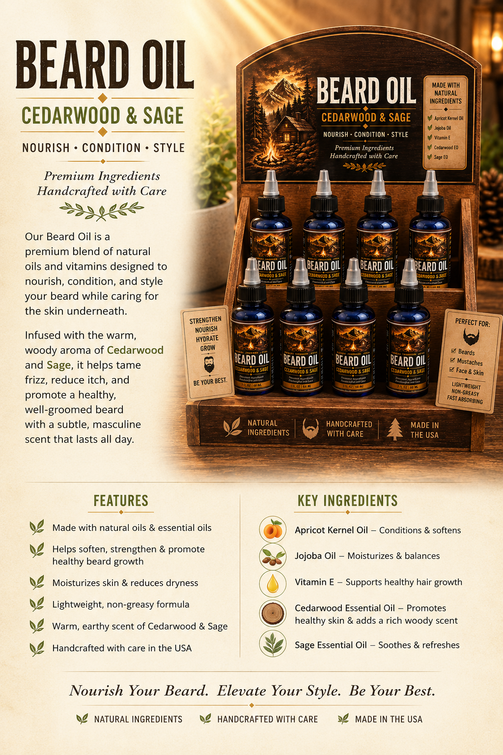 Beard oil