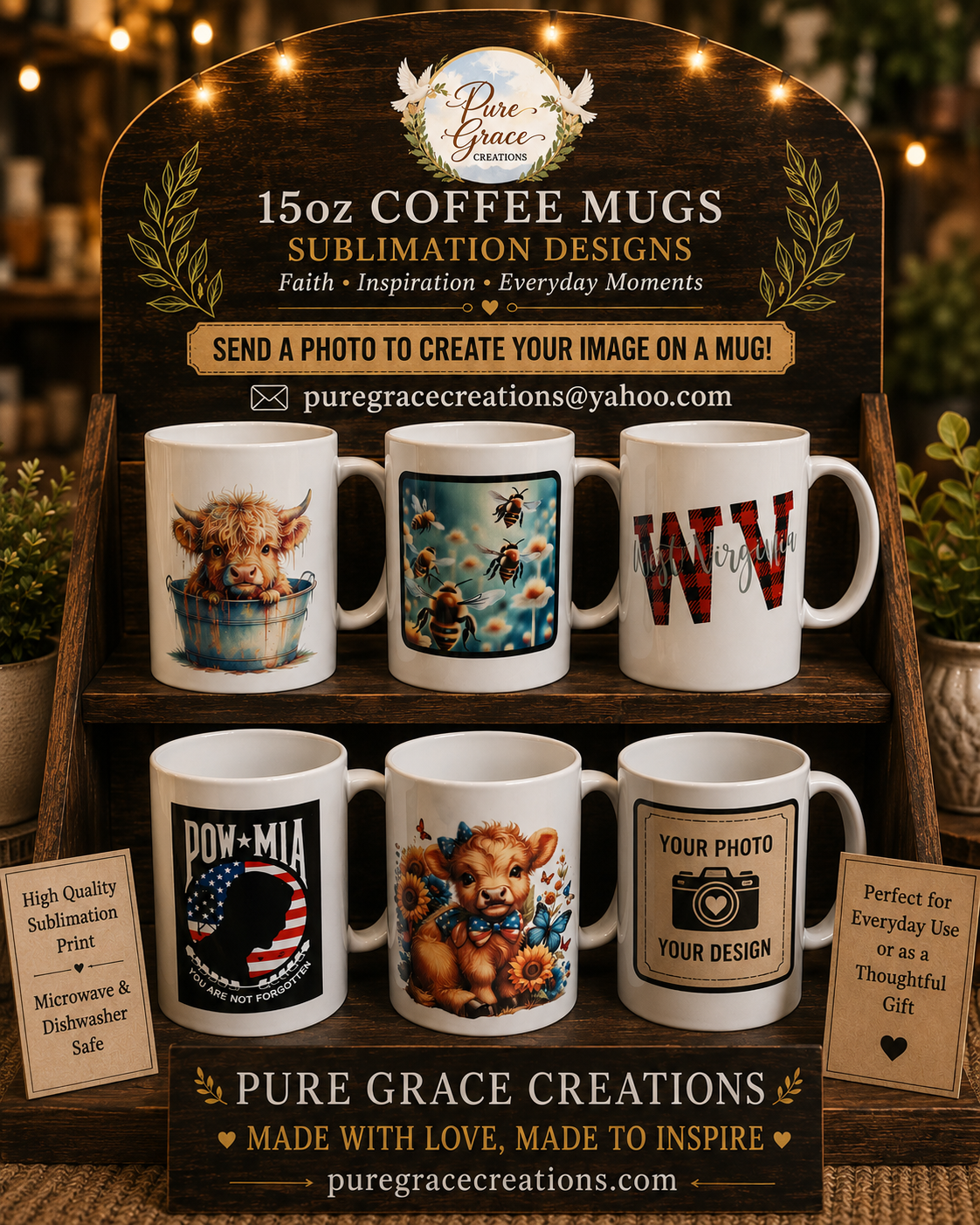 Sublimation Coffee mugs