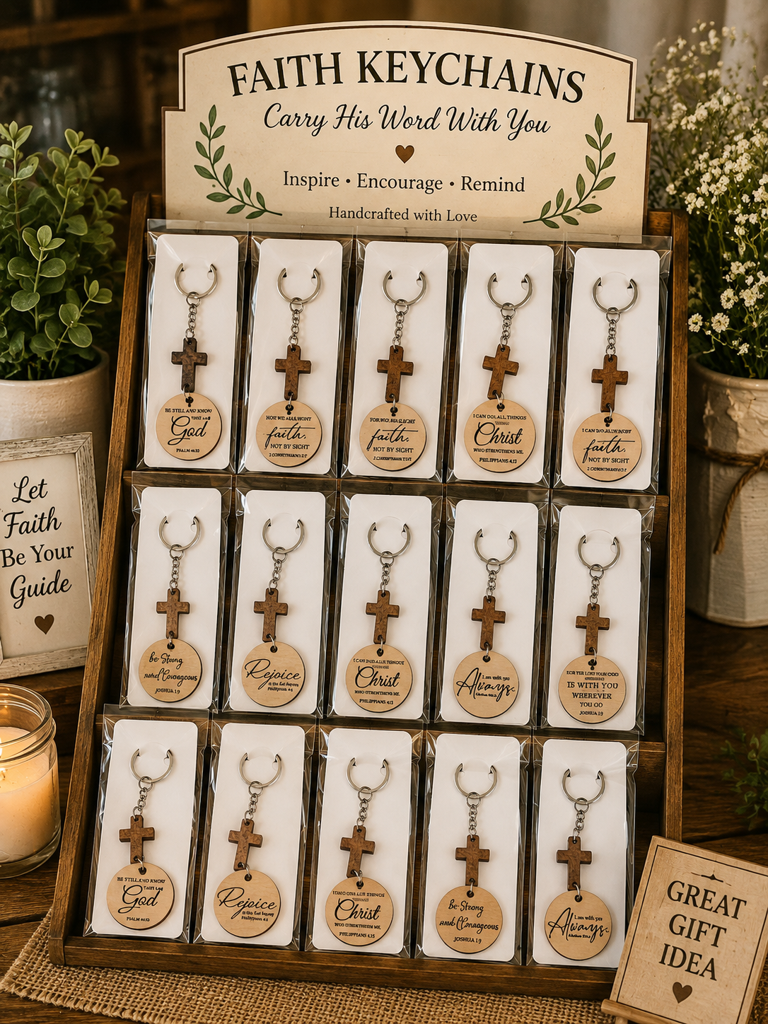 Faith Keychains
